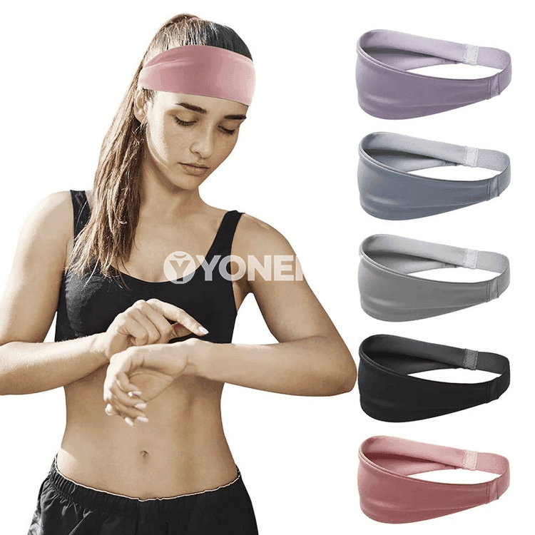 Aýallar üçin sport saç bandajy, süýşmeýän, çalt gurýan