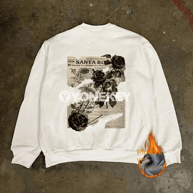 Erkekler üçin ýyly, giň kesimli kapýuşonly pamyk sweatshirt