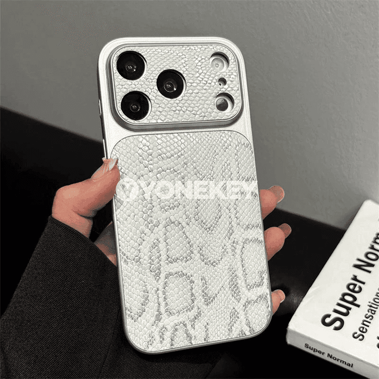 iPhone 13–17 üçin premium deri görnüşli gorag gapak