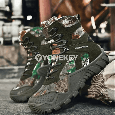 Erkekler üçin kamuflýaj beýik ankletik ädikler, trekking üçin