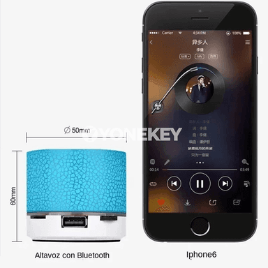 Bluetooth Mini ses çykaryjy, göçme simsiz kolonka
