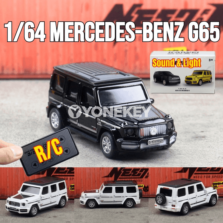 Mercedes-Benz G65 1:64 uzakdan dolandyrylýan metal model awtoulag