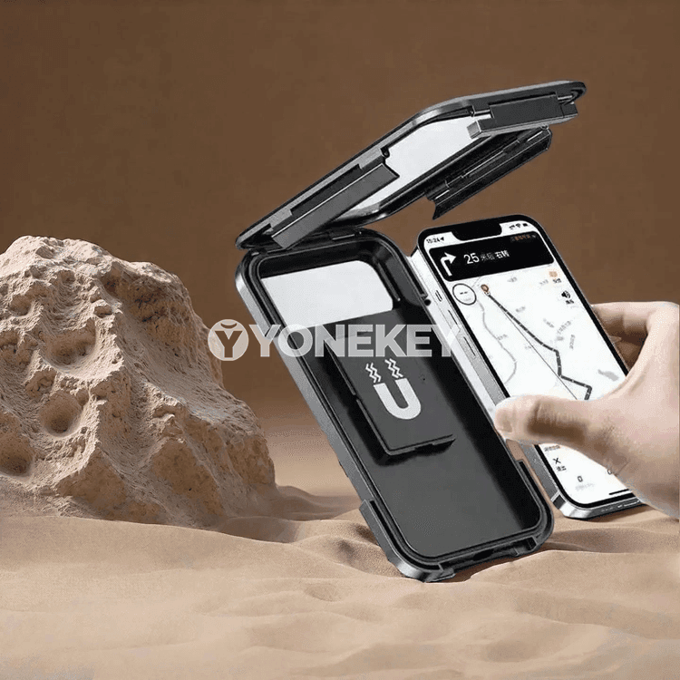 Welosiped we motosikl üçin suwdan goraýjy telefon saklaýjy