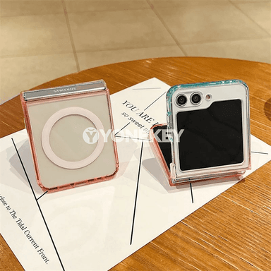 Samsung Galaxy Z Flip üçin magnitli gradient gorag gapak