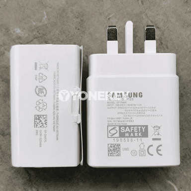 Samsung 45W UK çalt zarýad beriji adapter, Type-C kabelli