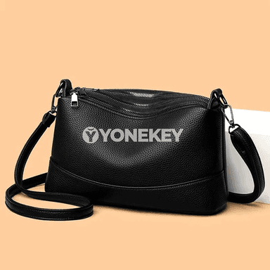 Aýal-gyzlar üçin PU deri sumka, giň we ýumşak crossbody model