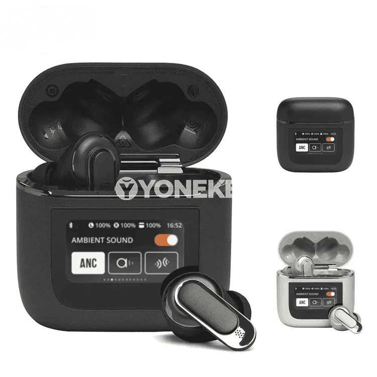 Original TWS Bluetooth simsiz nauşnikler, LED displeýli
