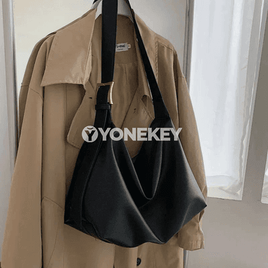 Zenanlar üçin vintage görnüşli PU deri uly sumka, egin we crossbody