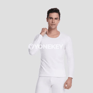 Erkekler üçin uzyn ýeňli ýumşak futbolka, döwrebap slim fit
