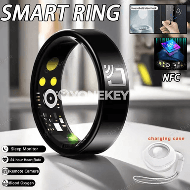 R20 keramiki akylly ýüzük, NFC, süňk gurluşly, erkekler we aýallar üçin