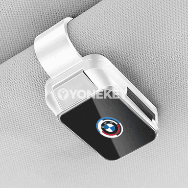 BMW üçin äýnek klipsi we kartoçka saklaýjy, awtoulag penjiresi üçin