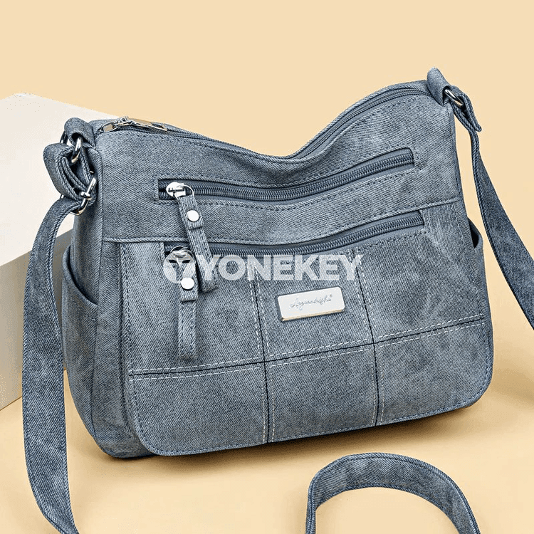 Zenanlar üçin kanwaly crossbody sumka — ýeňil, amaly, döwrebap