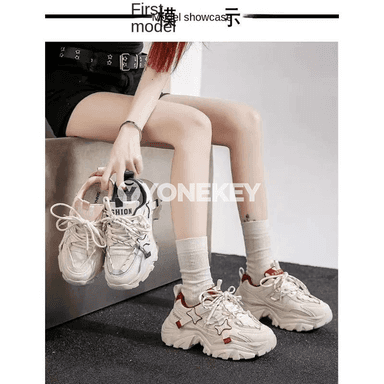 Aýal-gyzlar üçin ýeňil mesh platform krasowkalar, gündelik we sport üçin
