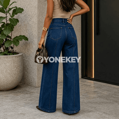 Zenanlar üçin giň balakli denim jinsiler, Y2K stil