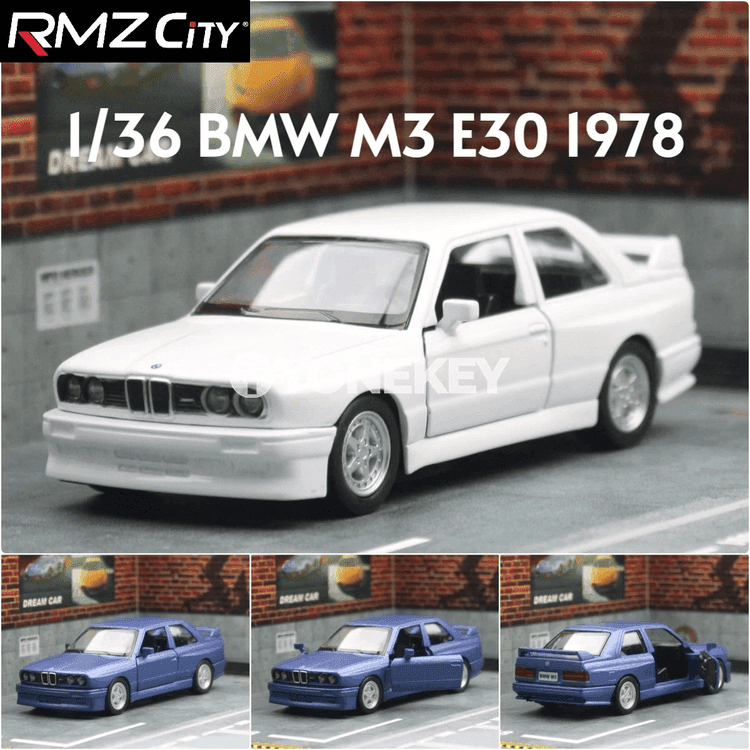 BMW M3 1:36 metal awtoulag modeli, yzyna itekleýän, çagalar üçin
