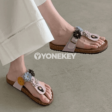 Zenanlar üçin ýumşak tabanly ýazky sandal şypbyklar