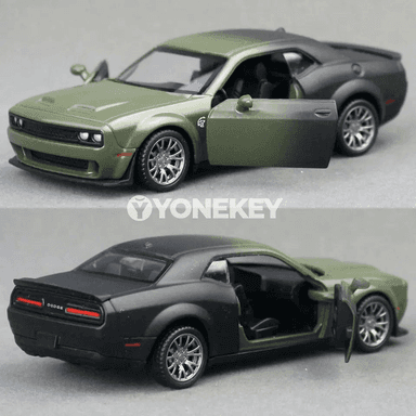 Dodge Challenger SRT Jailbreak metal model awtoulag, 1:36