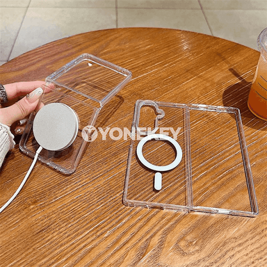 Samsung Galaxy Z Fold/Flip üçin magnitli açyk funda, simsiz zarýad bilen
