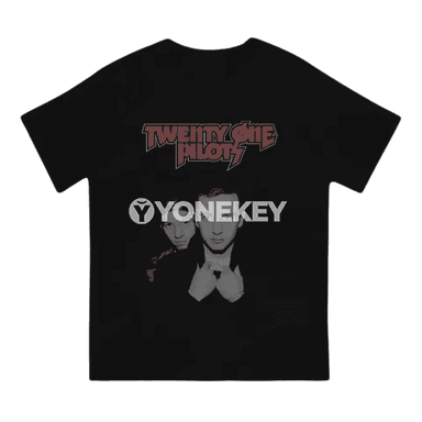 Twenty One Pilots erkek-gyzlar üçin giň kesimli konsert futbolkasy
