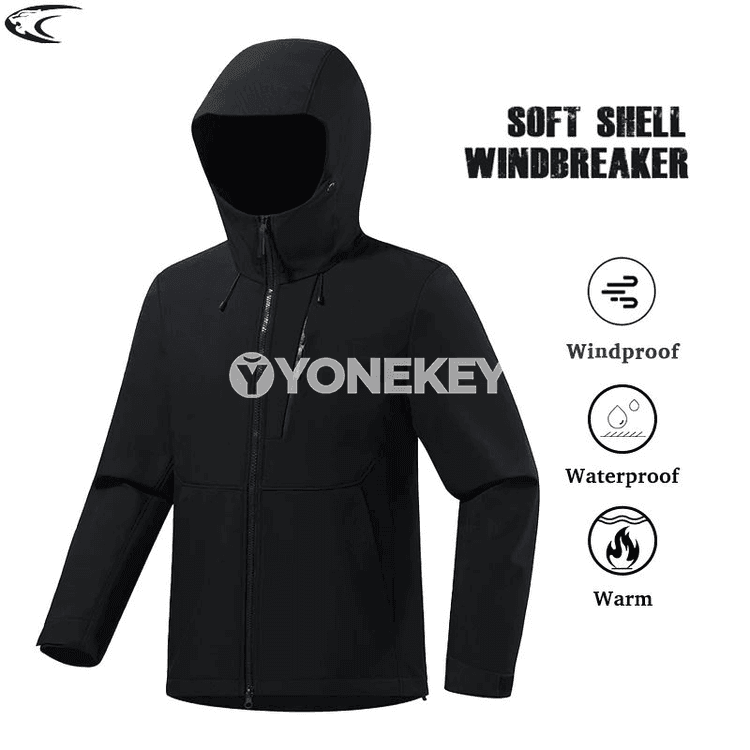 LNGXO su geçirmeýän ýyly softshell sport penjek — erkek we aýal üçin
