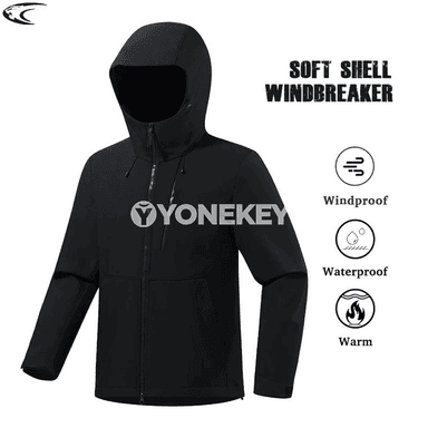 LNGXO su geçirmeýän ýyly softshell sport penjek — erkek we aýal üçin