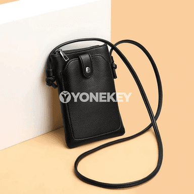 Zenanlar üçin kiçi crossbody telefon sumkasy, PU deri, ýeňil we şık