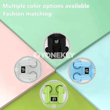 Simsiz TWS Bluetooth gulaklyklar, sport üçin, mikrofonly