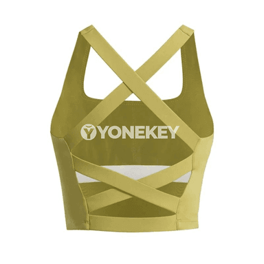 Zenanlar üçin tikinsiz sport bra, dem alýan we amatly