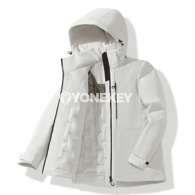 Erkekler we zenanlar üçin ýyly fleece ýagyş we ýelge garşy jaket