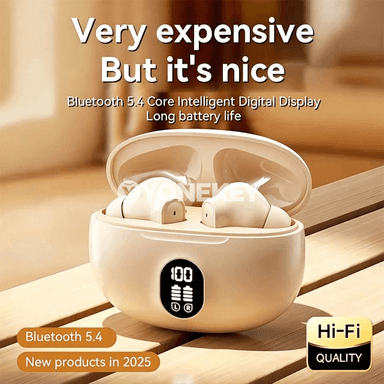 Bluetooth gulaklyklar, HiFi stereo, güýçli bass, suw geçirmeýän, mikrofonly