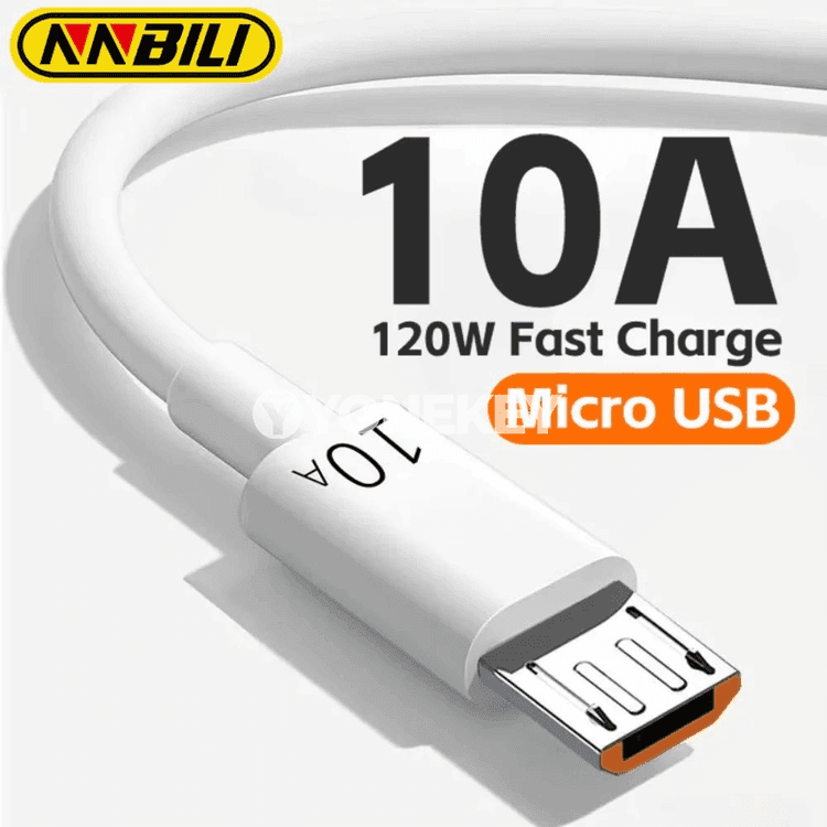 NNBILI Micro USB çalt zarýad kabeli, ýokary tizlikli maglumat kabeli
