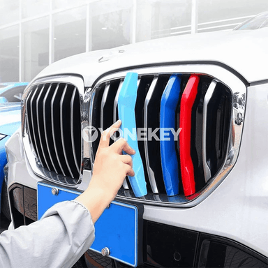 BMW X1-X7 üçin öňki radiator grille bezeg seti, 3 bölek