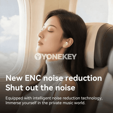 Simsiz Bluetooth in-ear nauşnikler, mikrofonly, ýokary ses hili