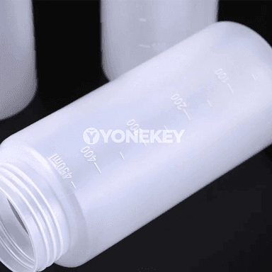Aşhana üçin basyp çykarylýan sous we ýag dispenser çüýşeleri
