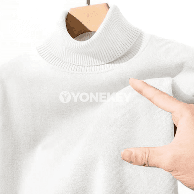 Erkekler üçin rahat turtlenek örme switer, güýz-gyş üçin