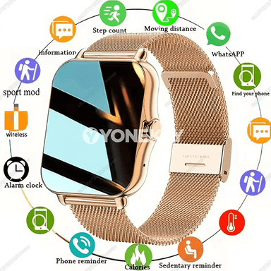 Zenanlar we erkekler üçin akylly sagat, Bluetooth jaňly, sport modeli