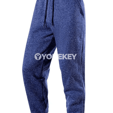 Erkekler üçin ýyly fleece sport balaklary, güýz-gyş jogger
