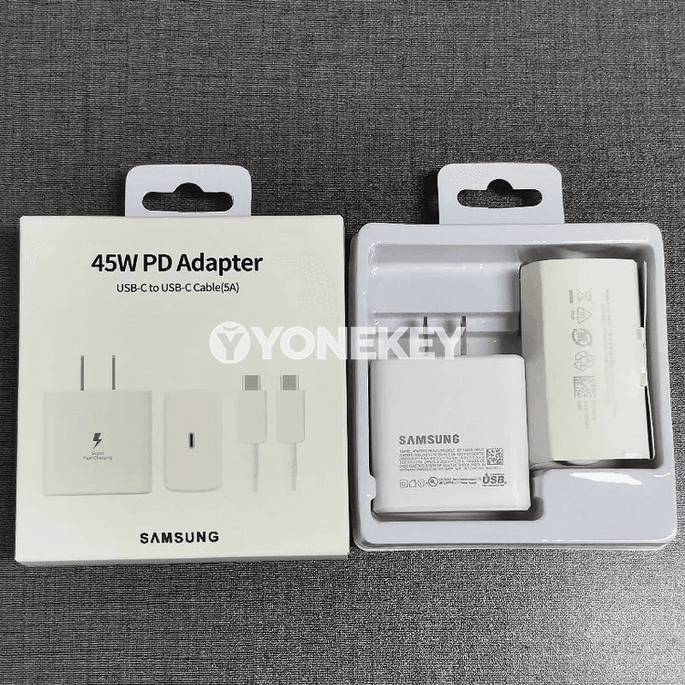 Samsung 45W US zarýad beriji, Type-C kabel bilen
