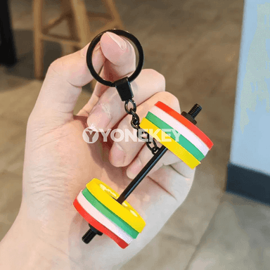 Aýrylýan mini gantel açar halkajyk — fitnes söýüjiler üçin