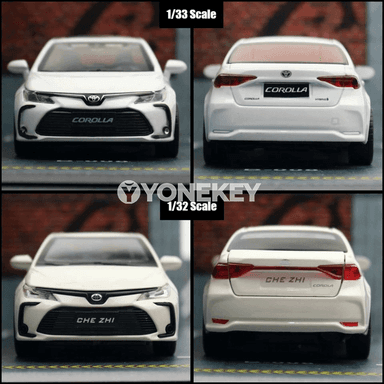 Toyota Corolla Hybrid 1:32 metal oýnawaç modeli sesli-çyra bilen