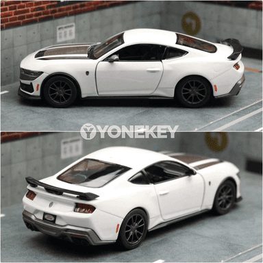 KiNSMART Ford Mustang Dark Horse model maşyny 1:38, çagalar üçin