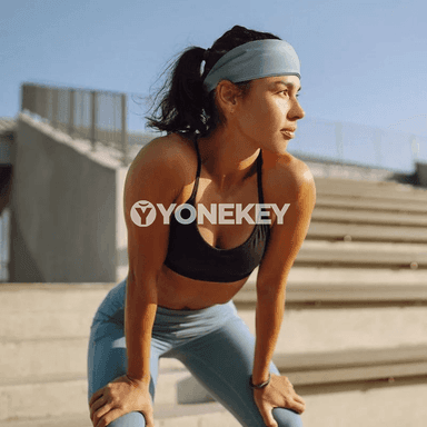 Aýallar üçin sport saç bandajy, süýşmeýän, çalt gurýan
