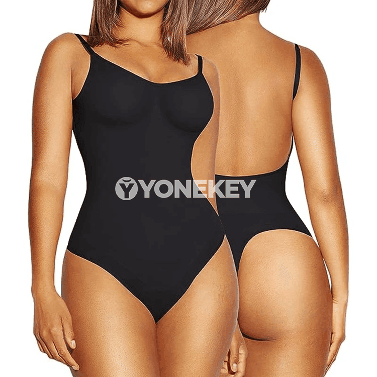 Aýallar üçin arka açyk body, garny şekillendiriji we göteriji shapewear