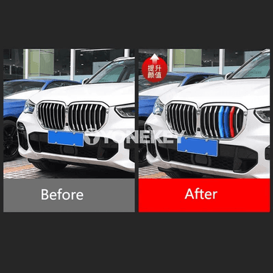 BMW X1-X7 üçin öňki radiator grille bezeg seti, 3 bölek