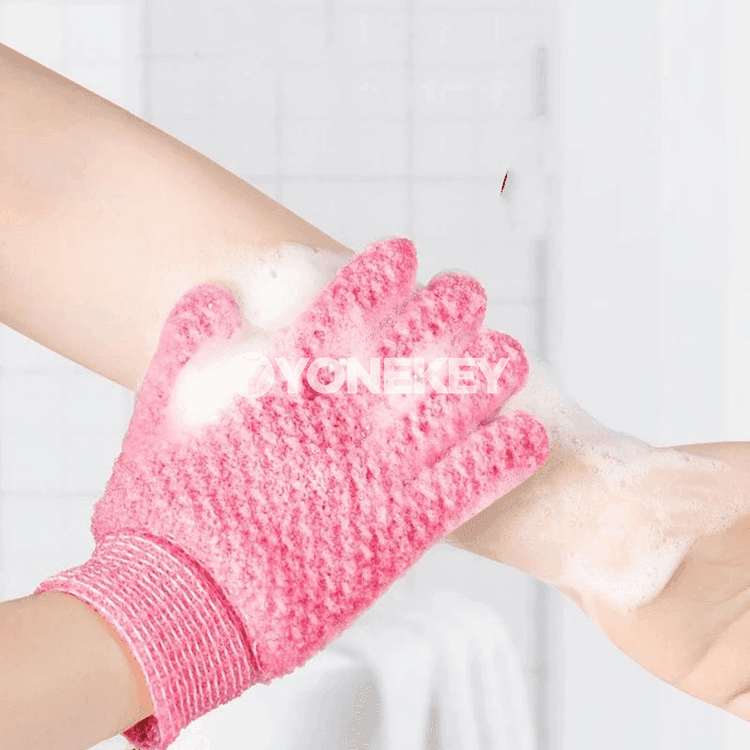 Bedeni arassalamak üçin 2 sany wannada gantsy, peeling we massaž üçin