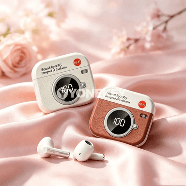 Bluetooth TWS simsiz nauşnikler, sport üçin HIFI stereo, mikrofonly
