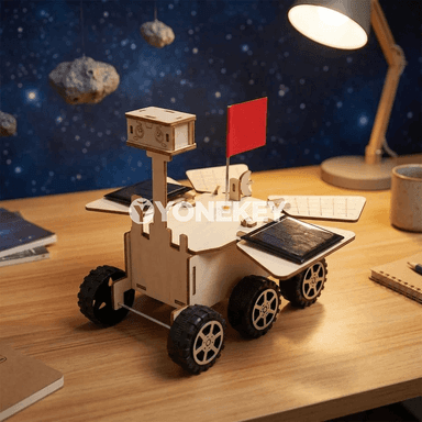 Gün energiýaly Mars gözleg awtoulagy 3D agaç gurluşyk toplumy