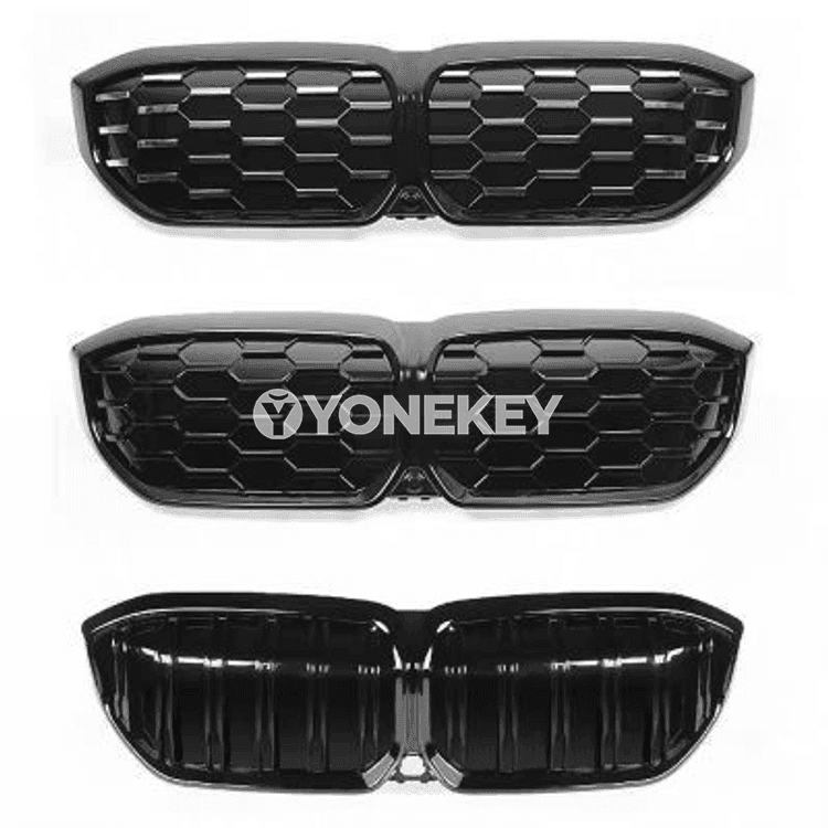 "BMW i3" modelli maşynlar üçin gara reňkli radiator tory.
