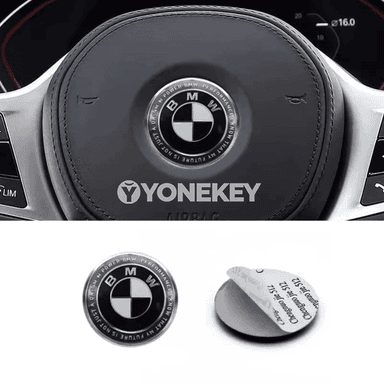 BMW rul üçin 45 mm bezeg nyşany stikeri