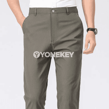 Erkekler üçin rahat chino jalbar, ýaz-tomus üçin ýeňil we sypaýy